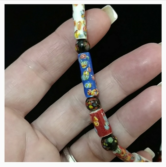 Vintage African Trade Bead Necklace - Picture 4 of 8